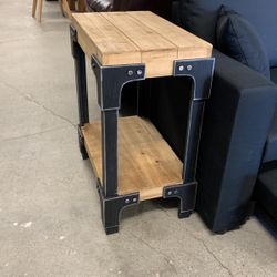 Solid Wood End Table 