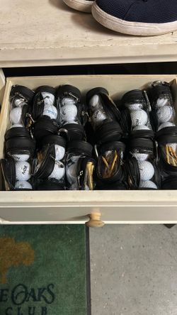 hundred of hit away balls and giveaway bags