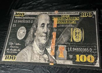 $100 Bill Novelty Decorative Rug