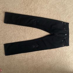 Mens Levi black jeans 