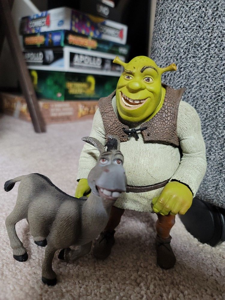  Action Mcfarlane Figure Toy Donkey & Shrek 2001 