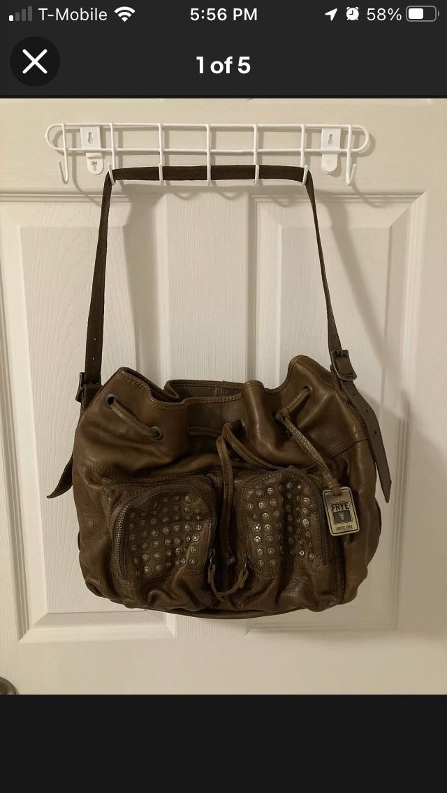 FRYE genuine leather shoulder bag