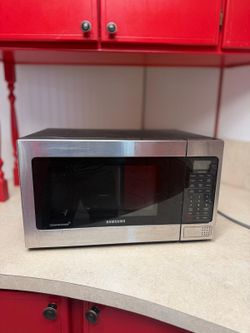 Samsung Stainless Steel Microwave with Ceramic Inside