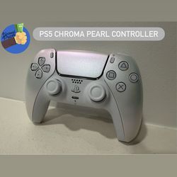 PS5 Chroma Pearl Controller – Excellent Condition🎮