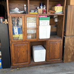 Wall Cabinet Display/ With Shelves