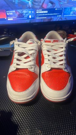 Red/White Nike Dunks
