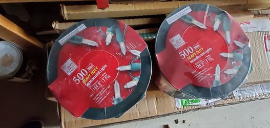 Heavy Duty Christmas Lights 500 Incandescent- Brand New