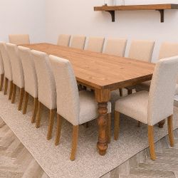 Custom Designed Farmhouse Dining Tables.