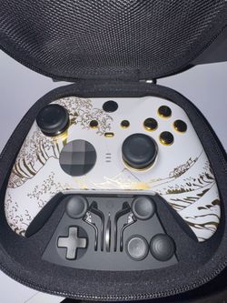 Xbox Elite Series 2 Wireless Controller Custom Gold Wave