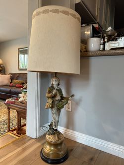 Vintage Figures Floor Lamp