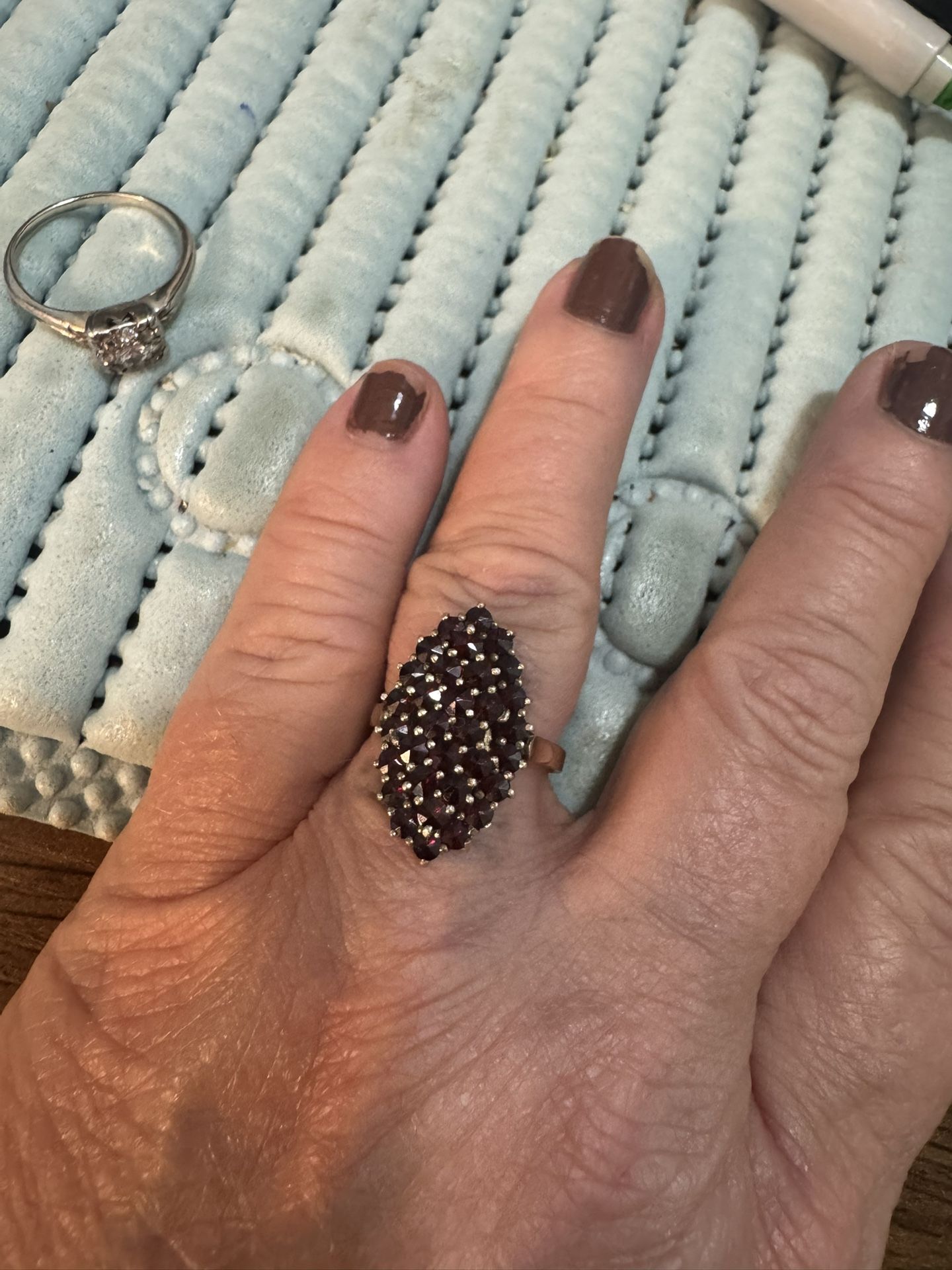 Bohemian garnet ring
