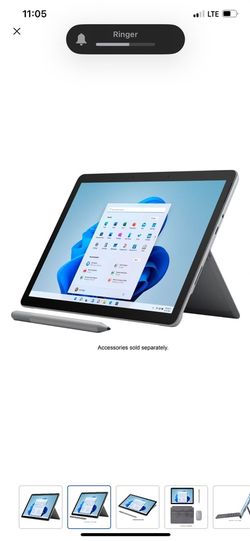 Microsoft - Surface Go 3 - 10.5" Touch-Screen, Pen and Keyboard