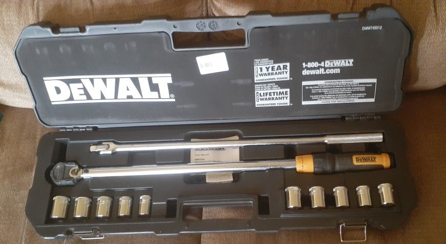 Dewalt torque Wrench and New Kobalt axe