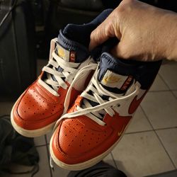 Boys nike air force ones 4.5