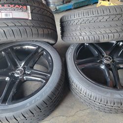 ORIGINAL AMG 22" Staggerd MERCEDES BENZ GLE53 AMG COUPE 2018-2023 With New Tires 