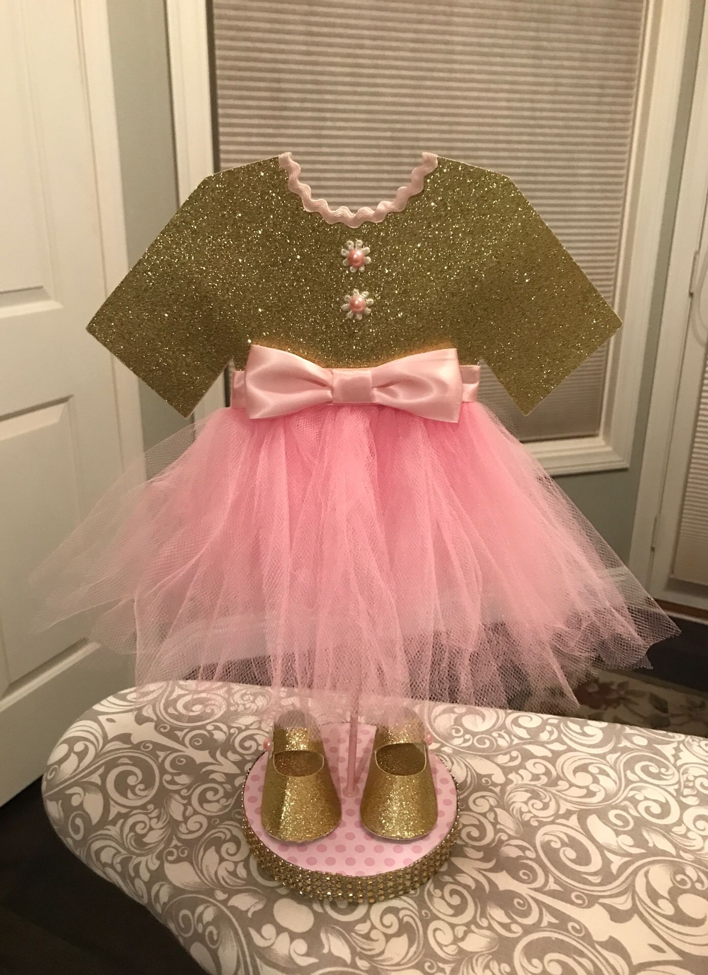 Pink Ballerina baby shower decorations
