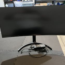 LG 34WN80C-B UltraWide Monitor 34” 21:9 Curved WQHD (3440 x 1440) IPS Display, USB Type-C (60W PD)