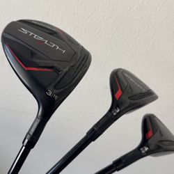 Taylormade Stealth 2 - 3 Wood and 3 and 4 Hybrid