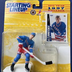 97 Hockey Starting Lineup - Inc Gretzky Mr Mint W Cards