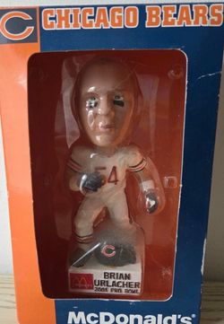 Vintage Brian Urlacher Chicago Bears 2001 Pro Bowl Bobblehead In Original Box