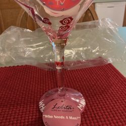 Lolita, Who Needs A Man Martini Glass