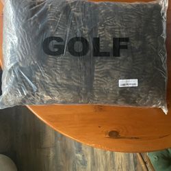 Tyler, The Creator GOLFWANG Grand Logo Fur Down Jacket Brown XL BRAND NEW
