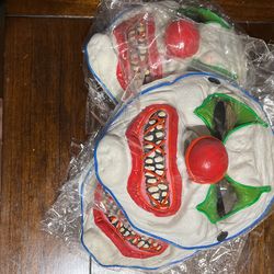 Holloween Clown Mask Ligth Up