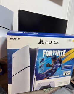 PS5 with box and controller and headset