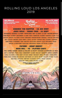 ROLLING LOUD TICKET