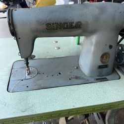 Antique The Singer Industrial Sewing Machine 400w21 Vintage Sew Table 