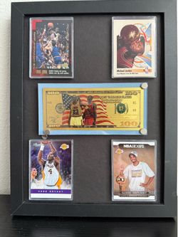 Michael Jordan & Kobe Bryant  Framed  Tribute