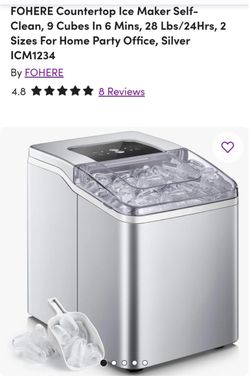 FOHERE Countertop Ice Maker