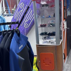 Spy Sunglasses Collect Shelf Cabinet Wood . LED