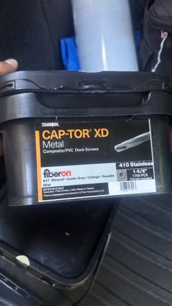 CAP-TOR® XD Metal Composite/PVC Deck Screws fiberon #37 Mineral • Castle Gray • Cottage • Seaside