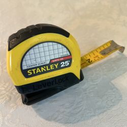 STANLEY 25’ TAPE MEASURE ~ FRACTIONAL READ LEVER LOCK ~ NEVER USED ~ NEW