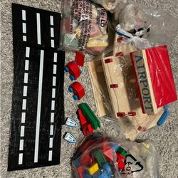 THOMAS PACCONI”, New, Wooden Airport Playset In Box