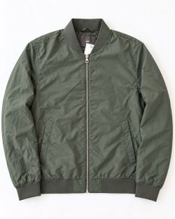 H&M Men’s Olive Green Bomber Jacket - medium - NEW WITH TAGS
