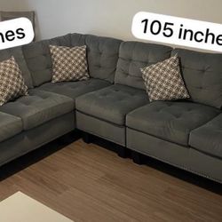 Grey Sectional Sofa 