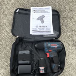 Bosch Drill And Batteries 