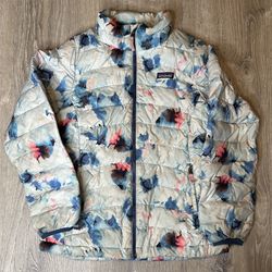 Patagonia Girls Down Sweater Insulated Puffer Jacket Size L 12