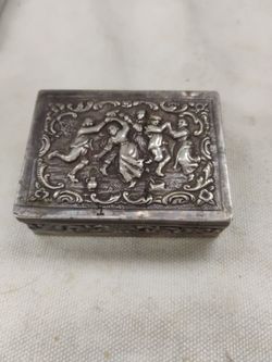 Hanau Continental Silver (.800 Fine) Box