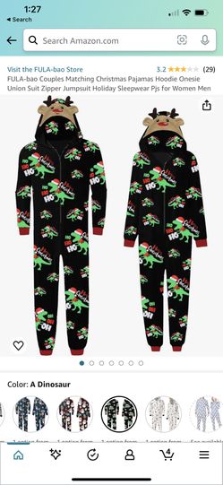 Couple dinosaur pjs