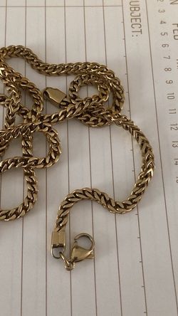 Gold Franco Link Chain Necklace