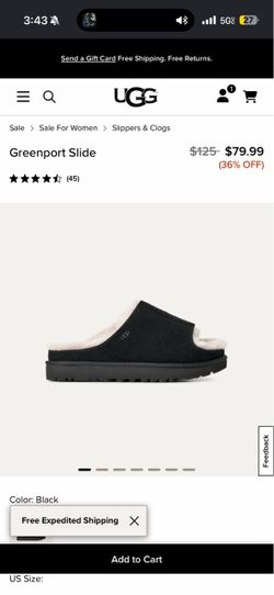 UGG Greenport slide