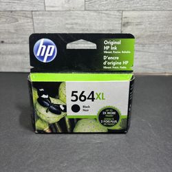Genuine HP 564XL BLACK Ink Cartridge OEM | EXPIRED 10/2019 NIB