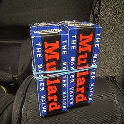 Mullard EL34 Matched Quad Power Tubes 