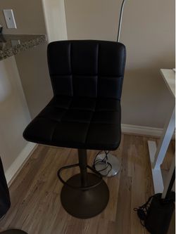 3 black bar chair