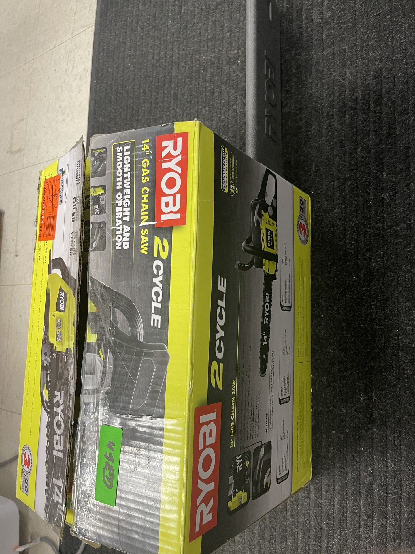 RYOBI 14 in. 37cc 2-Cycle Gas Chainsaw