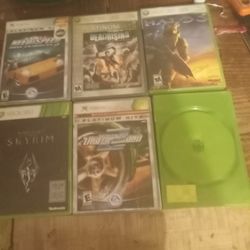 Recently used and opened  Original Xbox, Xbox 360, and some PS4 games.