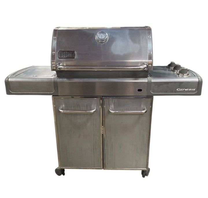 Weber Genesis Stainless Steel Natural Gas Grill – Working – Heavy-Duty BBQ